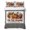 Orange, Brown, Black, variant on 3 Pieces Queen Quilt Set,Thanksgiving Pumpkin Maple Leaf Football Soft Bedding Sets with 1 Quilt & 2 Pillow Shams,Black White Plaid Summer Bedspread Lightweight Coverlet Comforter