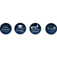 thumbnail image 2 of Darling Souvenir 190 Pcs Graduation Theme Custom Stickers for chocolate Candy Labels-Teal Blue, 2 of 2