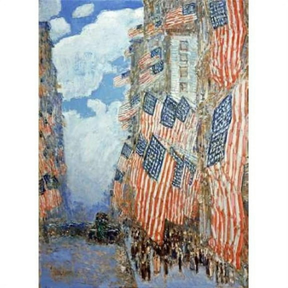 Fourth of July Poster Print by Frederick Childe Hassam