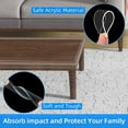 thumbnail image 3 of Clear Edge Protector Strip, 1.57in x 9.84FT, Sharp Edge Wrap Cover Tape, Self Adhesive Protective Bumper Guards for Cabinet Door Desk Glass Table Bed Furniture, Kitchen Countertop, Waterproof, 3 of 14