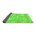 thumbnail image 2 of Ahgly Company Indoor Rectangle Oriental Green Traditional Area Rugs, 2' x 5', 2 of 4