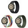 thumbnail image 1 of BRADCET (1/3Pack) 20mm Braided Solo Loop Nylon Bands for Samsung Galaxy Watch 5 5 40mm 44mm/ Watch 5 Pro 45mm Women Men, No Gaps Sports Band Wristband Bracelet for Galaxy Watch 4 Classic 42mm 46mm, 1 of 8