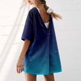 thumbnail image 2 of Wyzesi Jumpsuits for Women Dressy Party Long Sleeve Women Gradient Print Short Sleeve Jumpsuit Short Loose Backless Jumpsuits Rompers Womens Jumpsuit Long Sleeve Dressy Womens Jumpsuits Dressy, 2 of 7