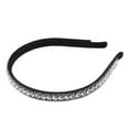 thumbnail image 7 of Unique Bargains 1 Pcs Rhinestone Headband Faux Crystal Headbands Hair Accessories for Women White 0.47 Inch Wide, 7 of 7