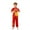 Red, variant on Byoo Toddler Boys Kung Fu Wushu Outfits Short Sleeve Stand Collar Shirt Pants Tracksuits Unisex Arts Clothing Sets