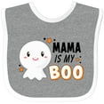 thumbnail image 3 of Inktastic Mama is My Boo with Cute Ghost Boys or Girls Baby Bib, 3 of 4