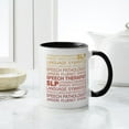 thumbnail image 4 of CafePress - Speech Therapist Word Cloud - 11 oz Ceramic Mug - Novelty Coffee Tea Cup, 4 of 4