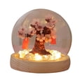 thumbnail image 3 of Lámpara de noche DIY, luz ambiental, suministros de iluminación, decoración del hogar, lámpara de mesita de noche Arbol de Sakura, 3 of 9