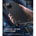 thumbnail image 3 of LeYi for S20 FE 5G Phone Case: Samsung S20FE 5G Case with [2 Pack] Screen Protectors, Shockproof Heavy Duty Dual Layer Protective Hard PC Textured Back & Soft Bumper Case Cover Galaxy S20 FE, Black, 3 of 6