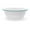 White/Teal Rim, variant on Red Co. Set of 4 Enamelware Metal Classic 20 oz Round Cereal Bowl, Solid White/Navy Blue Rim