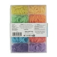 thumbnail image 5 of Scunci No-Damage Mini Poly-Band Ponytail Holder Hair Ties with Case, Assorted Bright Colors, 1000 Ct, 5 of 7