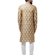 Mens Indian Bollywood Style Designer Silk Blend Achkan Sherwani Festive Kurta