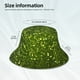 thumbnail image 3 of Balery Green Glitter Sparkle Sombreros para el sol para hombre y mujer, sombrero de pescador con UPF 50+, 3 of 6