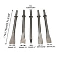 thumbnail image 3 of 5Pcs 175mm Steel Hexagonal Shank Heavy Duty Air Hammer Chisel for Removing Bolts E1323, 3 of 8