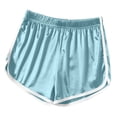 thumbnail image 4 of ATENAR Women Shorts Volleyball Soft Shorts for Women Running Short Sky Blue 3XL, 4 of 4