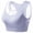 Purple, variant on Rrxhxhs Sports Bras for Women Solid Color Mesh Panel Racerback Wide Straps Shockproof Drying Yoga Running Fitness Bra,Black,L