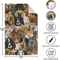 thumbnail image 5 of Funny Puppy Face Dish Towels Set of 6, Dogs Cartoon Washable Tea Towels Dishcloths Lint-Free 18x28 Inch Fast Drying for Kitchen Restaurant Bar Clean, 5 of 7
