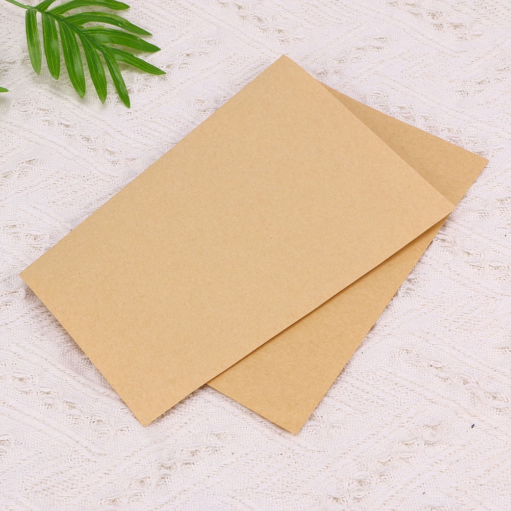 KHBUAB Brown Craft Wrapping Paper 100 Sheets For Paper Folding And DIY Crafts