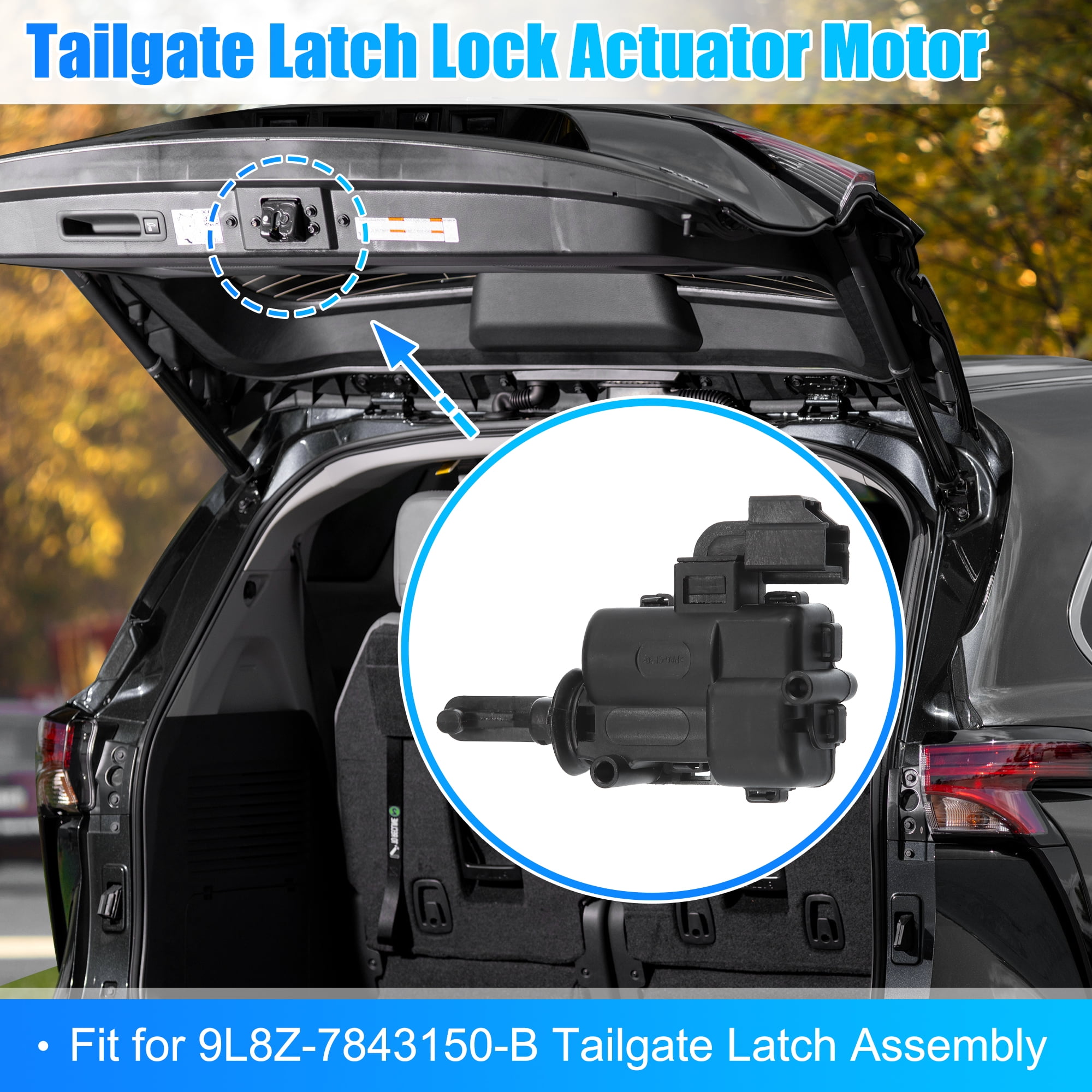 Unique Bargains Rear Liftgate Trunk Latch Lock Actuator for Ford Escape for Mazda Tribute