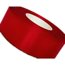 KONTONTY 50m * 4cm Solid Dacron Ribbon Gift Ribbon Curling Ribbon (Red)