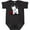 Black Leopard, variant on Inktastic Westie with Ball Boys or Girls Baby Bodysuit