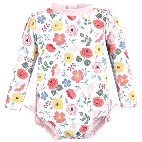 Hudson Baby Maillot de Bain pour Bébé Fille, Botanique Moderne