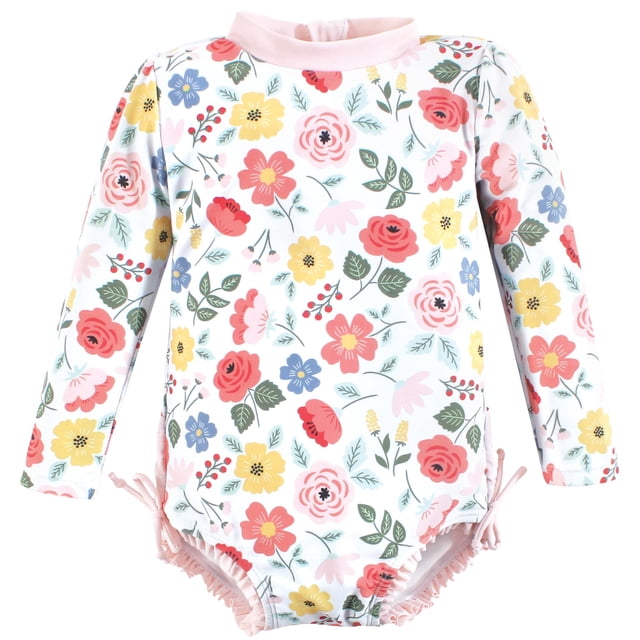 Hudson Baby Maillot de Bain pour Bébé Fille, Botanique Moderne