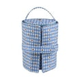 thumbnail image 1 of Rongfmy Sac de Rangement Vide Sac à Tricoter Tricot Crochet Fournitures Étui de Rangement Petit Fil Bleu, 1 of 9
