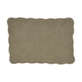 thumbnail image 2 of Saro Lifestyle Elegant Quilted Placemat (Set of 4) Set of 4 - Olive, 2 of 5