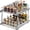 12*21 inches, variant on Ataucjin 2-Tier Pull Out Cabinet Organizer, Pullout Shelf and Drawer Organizer with Heavy-Duty Steel Frame, Slide Out Storage Basket for Kitchen, Pantry & Under Sink, 12" W x 21”D x 15" H