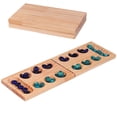 thumbnail image 6 of Foldable Wooden Mancala Board Game for Ages 7+ Multi-Color Beads Classic Strategy Game for Family, Party, and Travel, 6 of 6