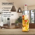 thumbnail image 3 of 33 Oz. Airtight Glass Swing Top Bottles + Accessories (Pack of 6), 3 of 12