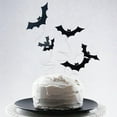thumbnail image 3 of 30PCS Halloween Cake Topper Creative Iron Wire Bat DIY Party Cake Decoration, 3 of 7