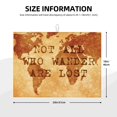 thumbnail image 2 of Fuzoiu Not All Those Who Wander Are Lost2 Print Absorbent, Reversible Microfiber Dish Drying Mat for Kitchen, Dish Drying Pad for Dishes, Utensils, Pots and Pans, Extra Large 18 Inch x 24 Inch, 2 of 7