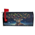 thumbnail image 3 of Ryvnso Mailbox Cover Magnetic Apples Deer Tree Mailbox Wrap Large Size 25.5x21 Inch, 3 of 8