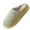 Green, variant on CHUMUD Women's House Slippers - Soft Fleece Lined, Cozy Cotton Striped Texture Indoor Shoes with Anti-Slip Rubber Sole