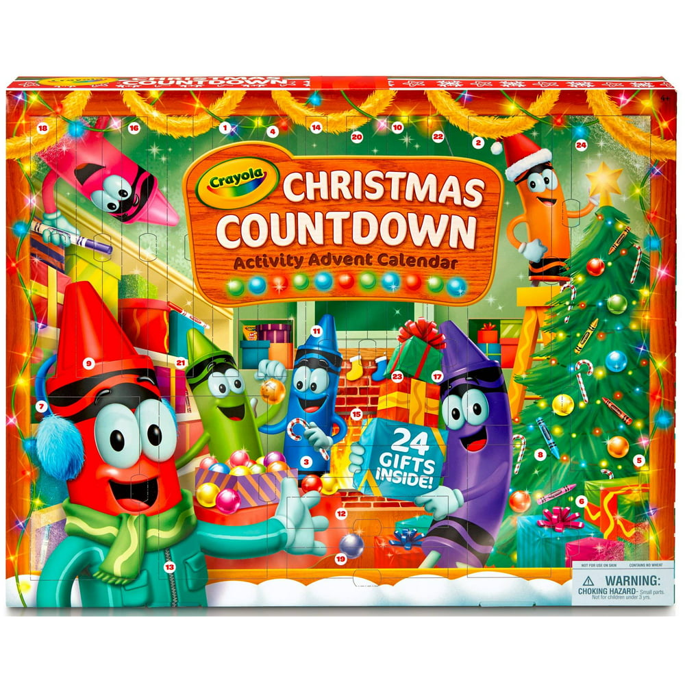 Crayola Christmas Countdown Activity Advent Calendar - Walmart.com