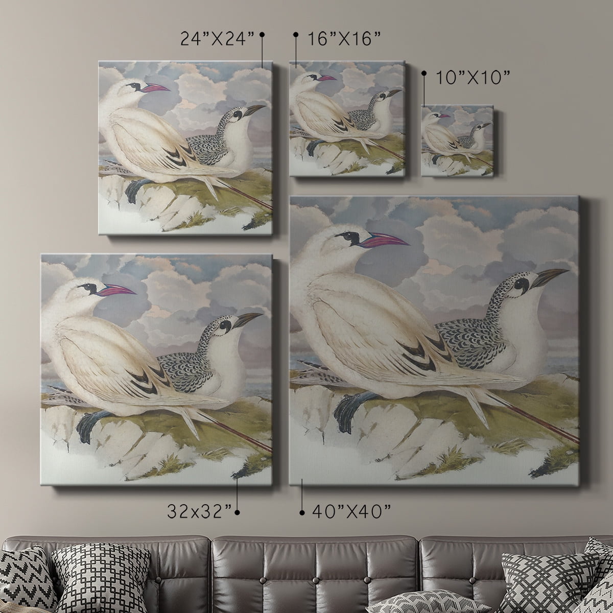 Wexford Home Surf & Sand II-Premium Gallery Wrapped Canvas, 24" x 24" - Ready to Hang