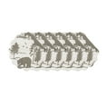 thumbnail image 2 of Henderson Hideaway Round Woven Reversible Rustic Winter Wilderness Placemats Set of 6, 17", 2 of 8