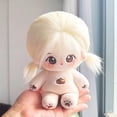thumbnail image 3 of Muñeca de algodón de felpa Kawaii, figura de súper estrella rellena, flores de cerezo, cuerpo gordo, muñeca de fruta, puede cambiar la ropa, regalo, 20cm, 3 of 5