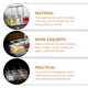 thumbnail image 3 of Clear Condiment Organizer Acrylic Seasoning Container for Household Use Kitchen Accessories Transparent 1 Set, 3 of 4