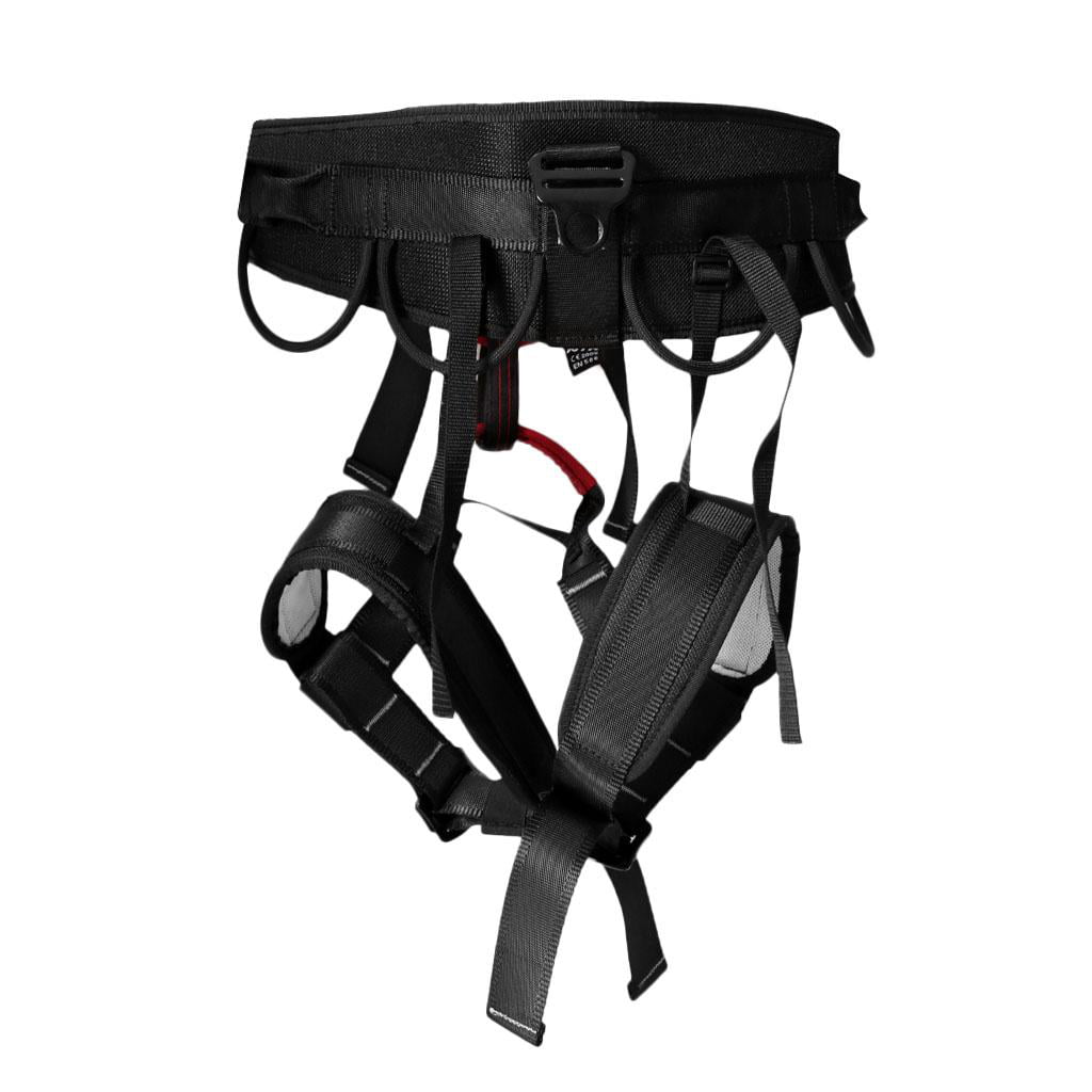 Pro Tree Rock Climbing Harness Caving Rappelling Safety Belt Fall Protection 