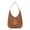 Brown, variant on Soft Pebbled PU Hobo Shoulder Bag, Large Capacity Casual Tote Purse for Women, Coffee Brown