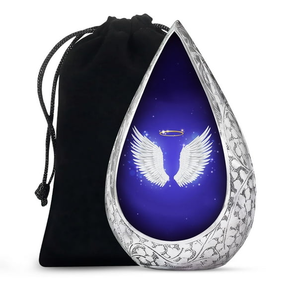 JAGSHASHI Angel - Memorial Urns For Mom & Dad - Cremation Urn Human Ashes - Large Urns For Human Ashes - Human Remains Urn - Burial Urns For Human Ashes - 10 Inch - Large