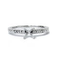 thumbnail image 2 of 1/10ct Vintage Diamond Ring Setting Solid 14K White Gold, 2 of 4