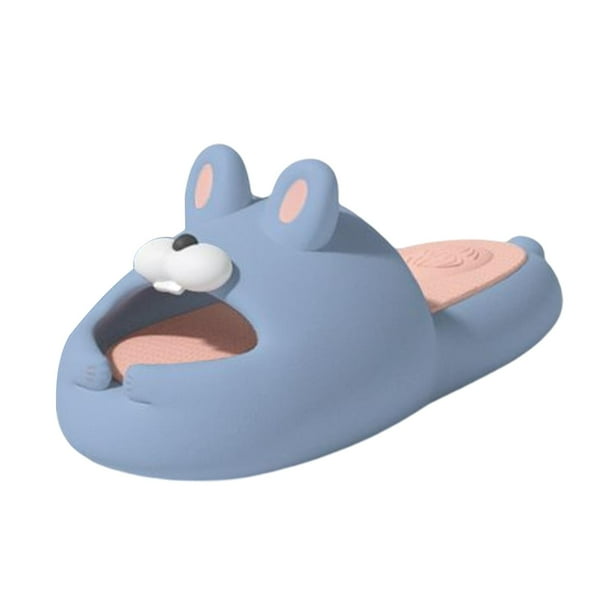 Pantuflas de verano Macarena sandalias deslizantes de conejo Azul 38 39 Zapatillas