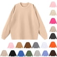 thumbnail image 7 of Chiccall Mens Sweatshirts Crew Neck Long Sleeve Loose Fit Pullover Winter Casual Soft Shirts, 7 of 7