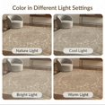 thumbnail image 7 of ODIKA 3'x5' Washable Accent Rug Pet Friendly, Non-Shedding Mat Quicksand Radiating Scrollwork Mirrored Print Pink Vintage Bedside for Nursery Room, 7 of 7