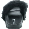 thumbnail image 4 of Cape Robbin Moira-5 Women Flip Flop Faux Fuzzy Fur Slide Slip On Flat Sandal Shoe Slipper Black, Black, 8, 4 of 7