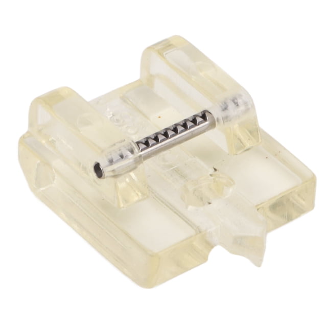 Pied de Fermeture Éclair Transparent Facile à Remplacer en Plastique Coloré pour Machine à Coudre